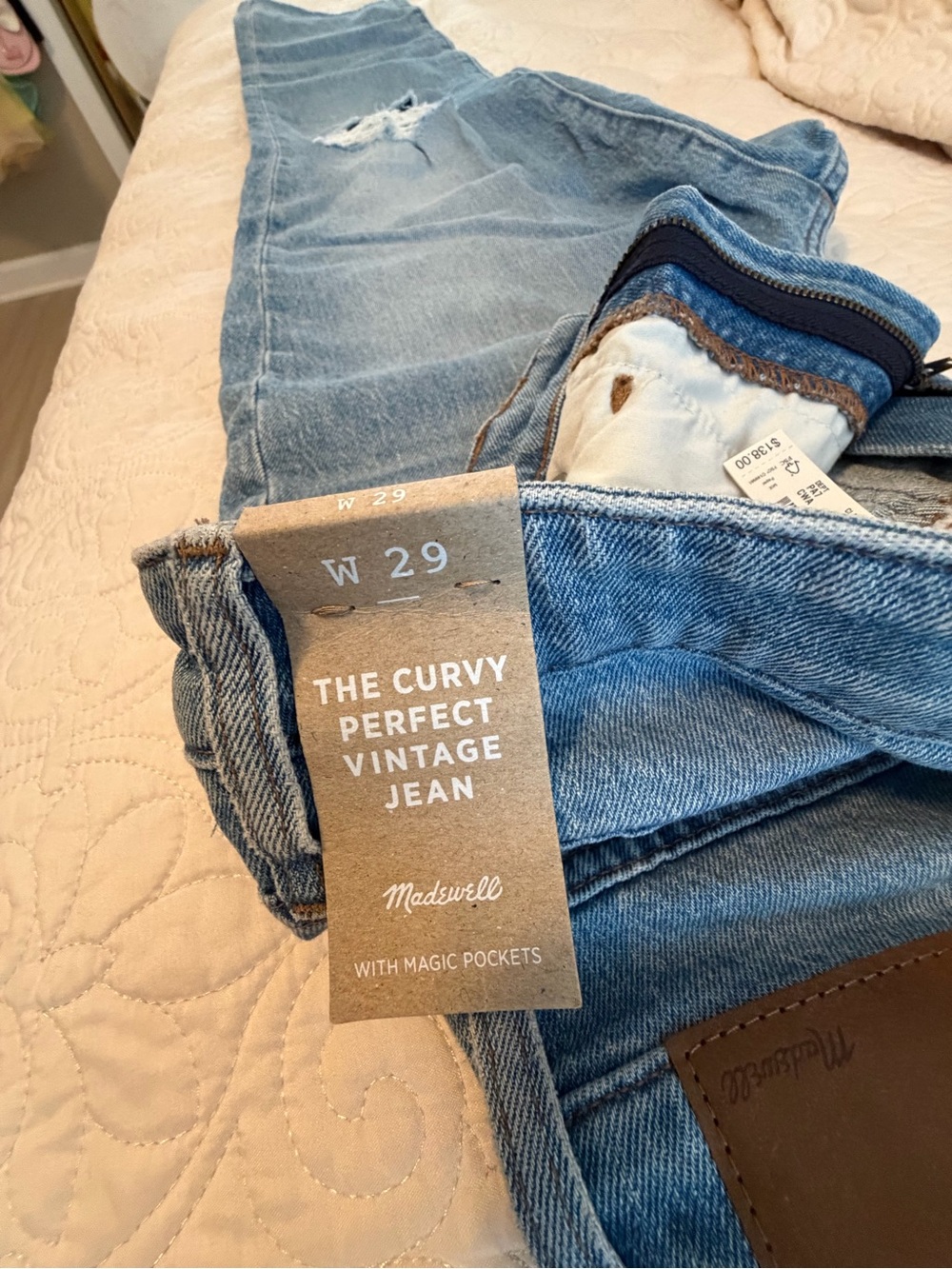 Madewell Light Blue Curvy Vintage Jeans